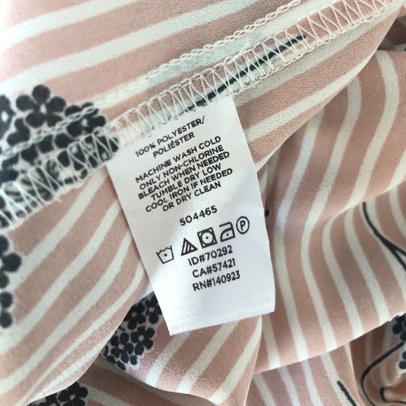 FLORAL STRIPE TOP - Picture 10 of 11